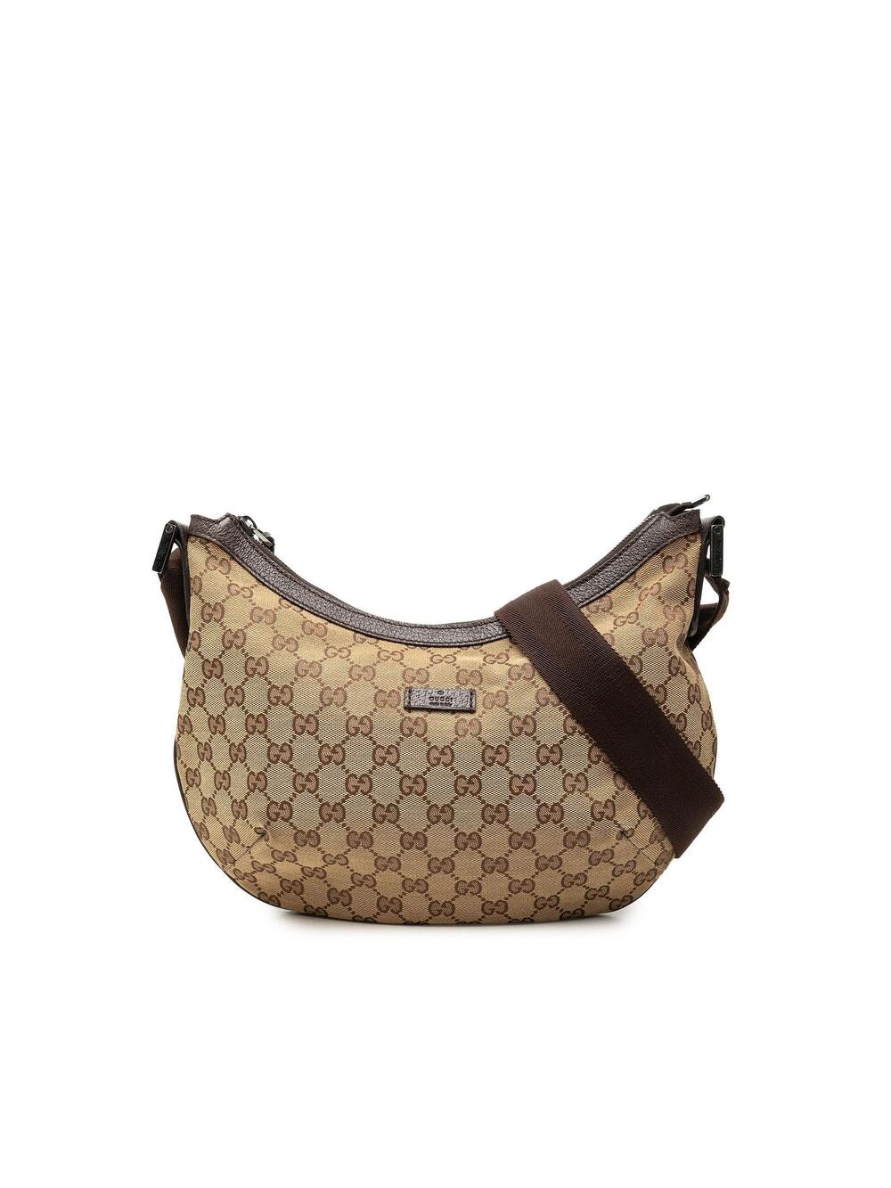 Gucci Gg Canvas Crossbody Pre-Loved Bag #347873G48B